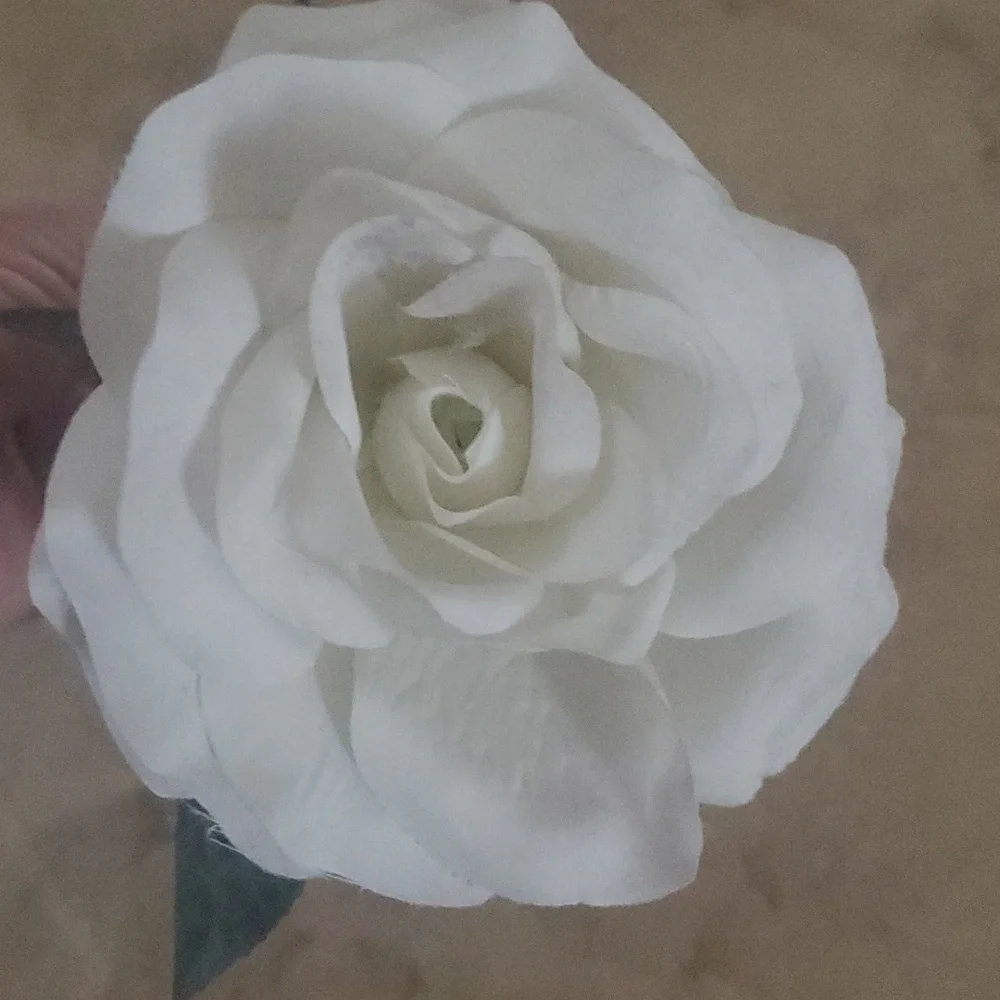 **SALE**Faux White Rose